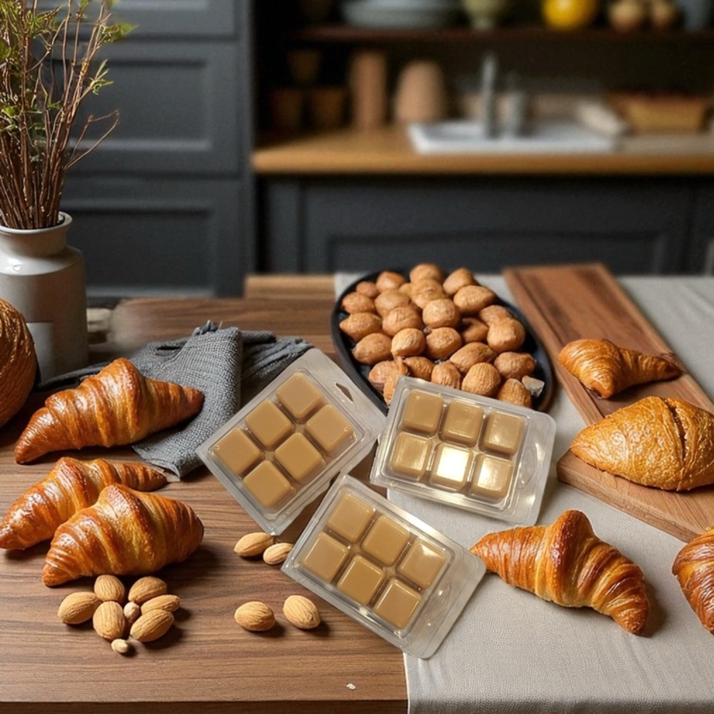 Warm Almond Croissant Scented Soy Wax Melts Set Of 3